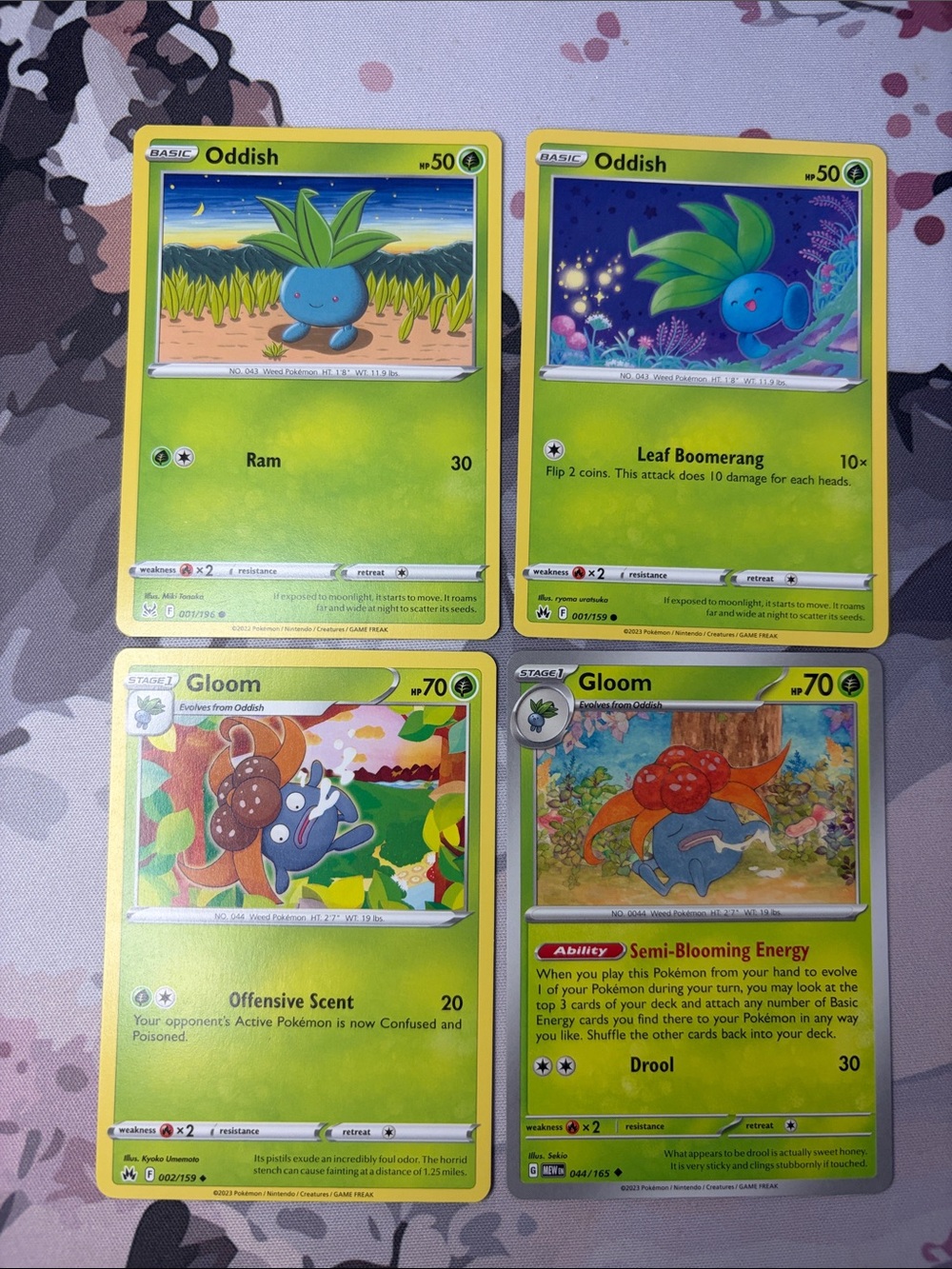 Oddish & Gloom Evolution Line Lot | 151 + More | ✨5/$25✨